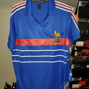 Adidas France 1984 European Championship jersey WTH BONUS